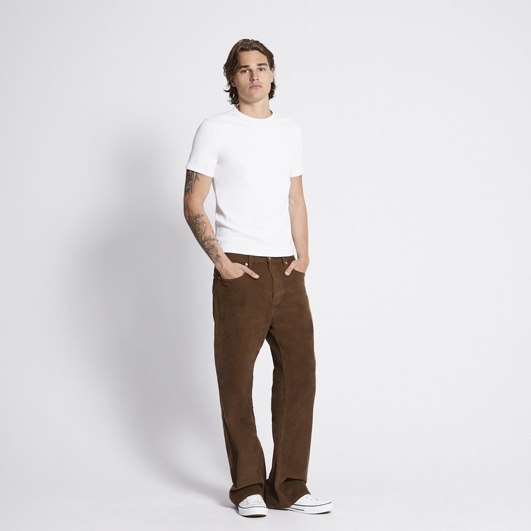 Relaxed bootcut jeans "Delta" Brown